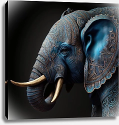 Постер Татьяна Кочнева Синий слон