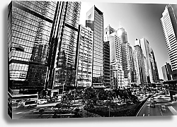 Постер Кузьмин Павел Гонконг, о.Гонконг, небоскребы
