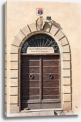 Постер Андреев Алексей Италия, Тоскана. Средневековый Монтереджони №3. Дверь
