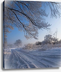Постер Юрий Дегтярёв На окраине села Красково. Зима