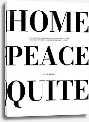 Постер Karybird Home Peace Quite
