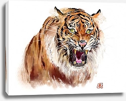 Постер Светлана Голофаева Грозный тигр