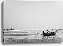 Постер Кузьмин Павел Таиланд, остров Самуи, лодка возле Натона