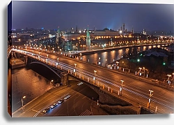 Постер Юрий Дегтярёв Москва. Вид на Кремль и Большой Каменный мост