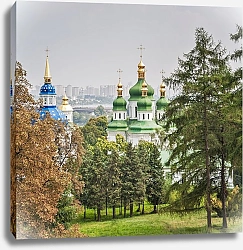 Постер Андреев Алексей Киев, Украина. Вид на Выдубицкий монастырь