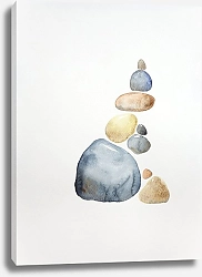Постер Simple Abstract. TAS Studio by MaryMIA Harmony. Balancing stones