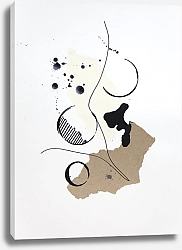 Постер Simple Abstract. TAS Studio by MaryMIA Silhouette. Coralls