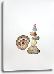 Постер Simple Abstract. TAS Studio by MaryMIA Harmony.  Sea shell