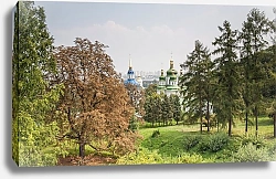 Постер Андреев Алексей Киев, Украина. Вид на Выдубицкий монастырь №2