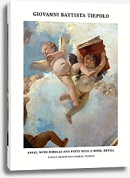 Постер Karybird Ангел со свитками и путти с книгой