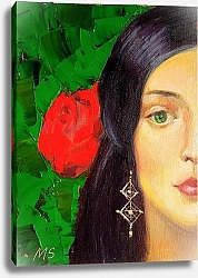 Постер Марго Миро Женский портрет.Молодая цыганка