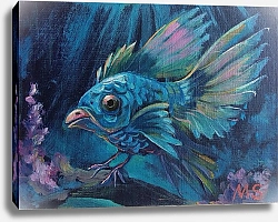 Постер Марго Миро Синяя птица-рыба 