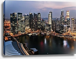 Постер mostheatre Ночной Сингапур