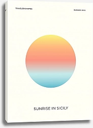 Постер Karybird Sunrise in Sicily