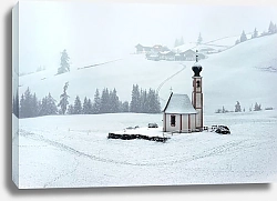 Постер Помянтовский Андрей Италия. Санта Магдалена. Первый Снег и Церковь