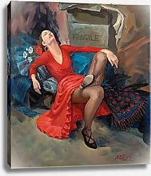 Постер Марго Миро Танцовщица за кулисами