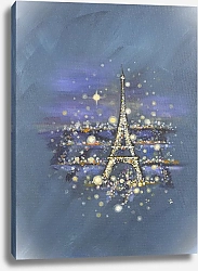 Постер Art Series. TAS Studio by MaryMIA New Year Vibe. Eiffel tower.
