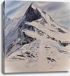 Постер Попова Екатерина Снежные вершины