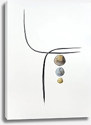 Постер Simple Abstract. TAS Studio by MaryMIA Balance. Lines and stones 1