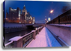 Постер Юрий Дегтярёв Москва. Астахов мост и Сталинская высотка