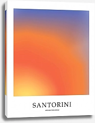 Постер Karybird Santorini. Around the World