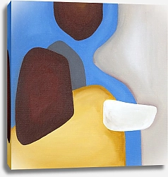 Постер Simple Abstract. TAS Studio by MaryMIA Melting shapes. Pebble 2