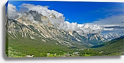 Постер mostheatre Доломитовые Альпы в облаках