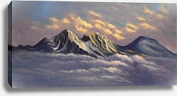 Постер Ирина Тарасова горы в облаках