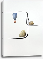 Постер Simple Abstract. TAS Studio by MaryMIA Balance. Lines and stones 3