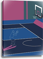 Постер Julie Alex Pink-colored basketball