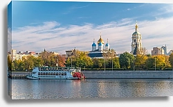 Постер Юрий Дегтярёв Москва. Новоспасский монастырь и Москва-река.