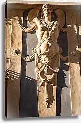 Постер Андреев Алексей Италия, Генуя. Фрагмент стены №3. Лапа льва