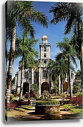 Постер Кузьмин Павел Филиппины, остров Бохол, исторический испанский собор