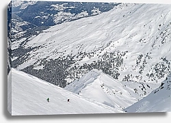 Постер Енацкая Мария Французские Альпы. Вид на долину