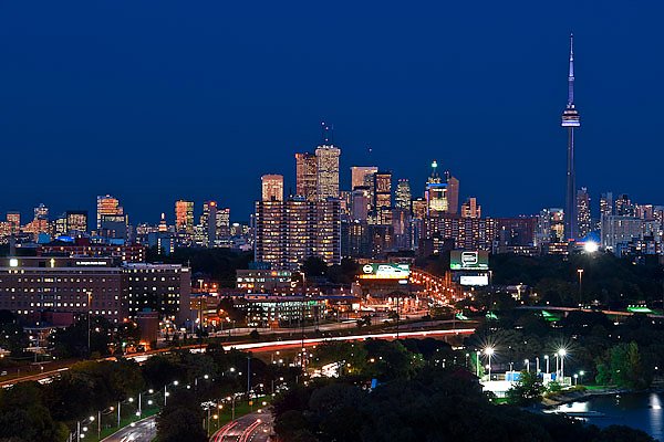 Канада. Панорама центральной части Торонто  1