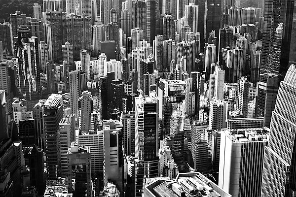 Вид на о.Гонконг с 55 этажа