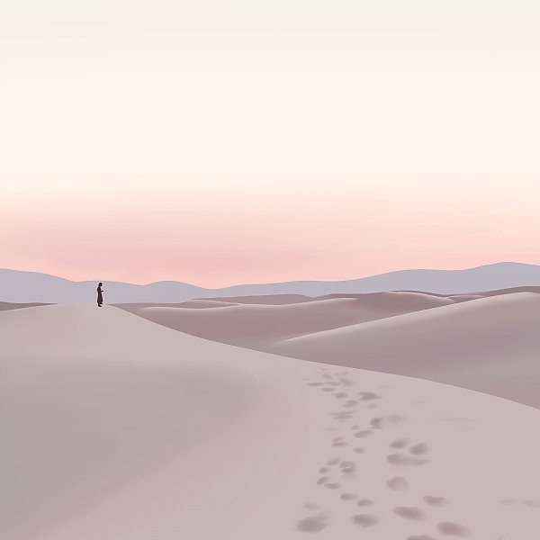 Lonely desert
