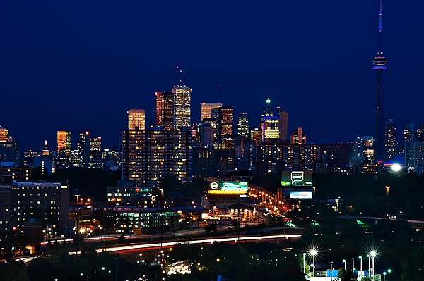 Канада. Панорама центральной части Торонто