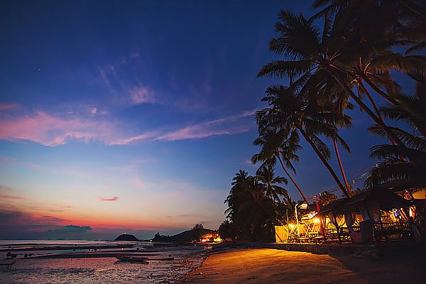 Таиланд, закат на острове Самуи