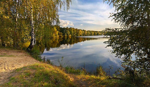 Московская область, Россия. Осенний пейзаж