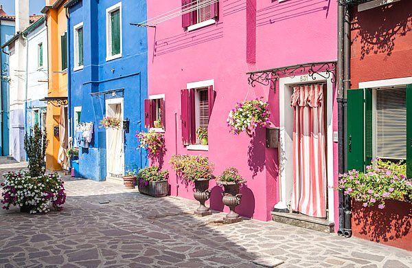 Венеция, Италия. Краски улиц Бурано №12