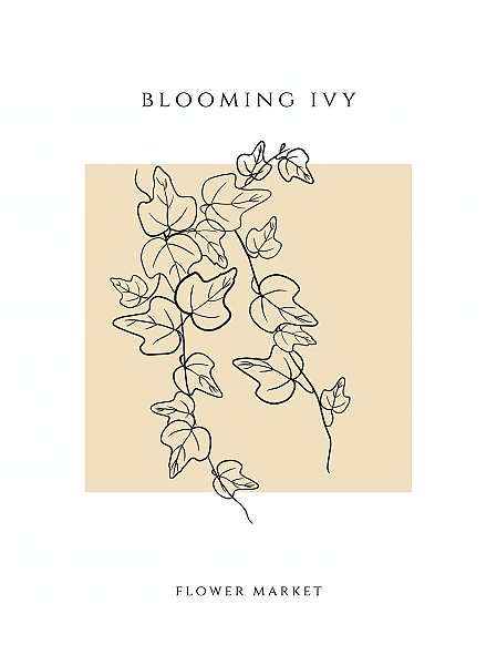 Blooming ivy