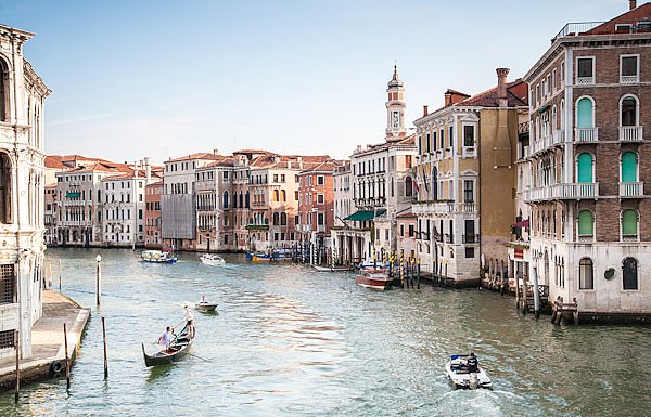 Венеция, Италия. Гранд Канал с моста Риальто №6