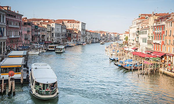 Венеция, Италия. Гранд Канал с моста Риальто №1