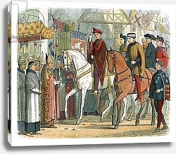 Постер Дойл Джеймс King Charles VI of France and Henry V welcomed by the clergy