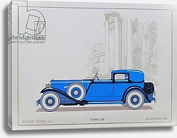 Постер Школа: Американская 20в. DuPont Motor Cars: Town Car, 1921