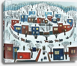 Постер Недельчев Ради (совр) Winter Village, 1969