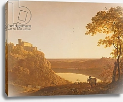 Постер Райт Джозеф Lake Nemi at Sunset, c.1790