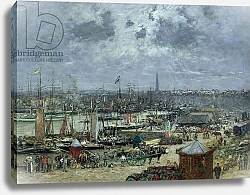 Постер Буден Эжен (Eugene Boudin) The Port of Bordeaux, 1874