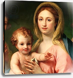Постер Менгс Антон Madonna and Child with Two Angels, 1770-73 2